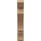 Ekena Millwork 8-in W x 38-in D x 42-in H Balboa Slat Rough Cedar Woodgrain TimberThane Outlooker, Primed Tan OUTUR080X38X42BOA24RCPR - alternate 5